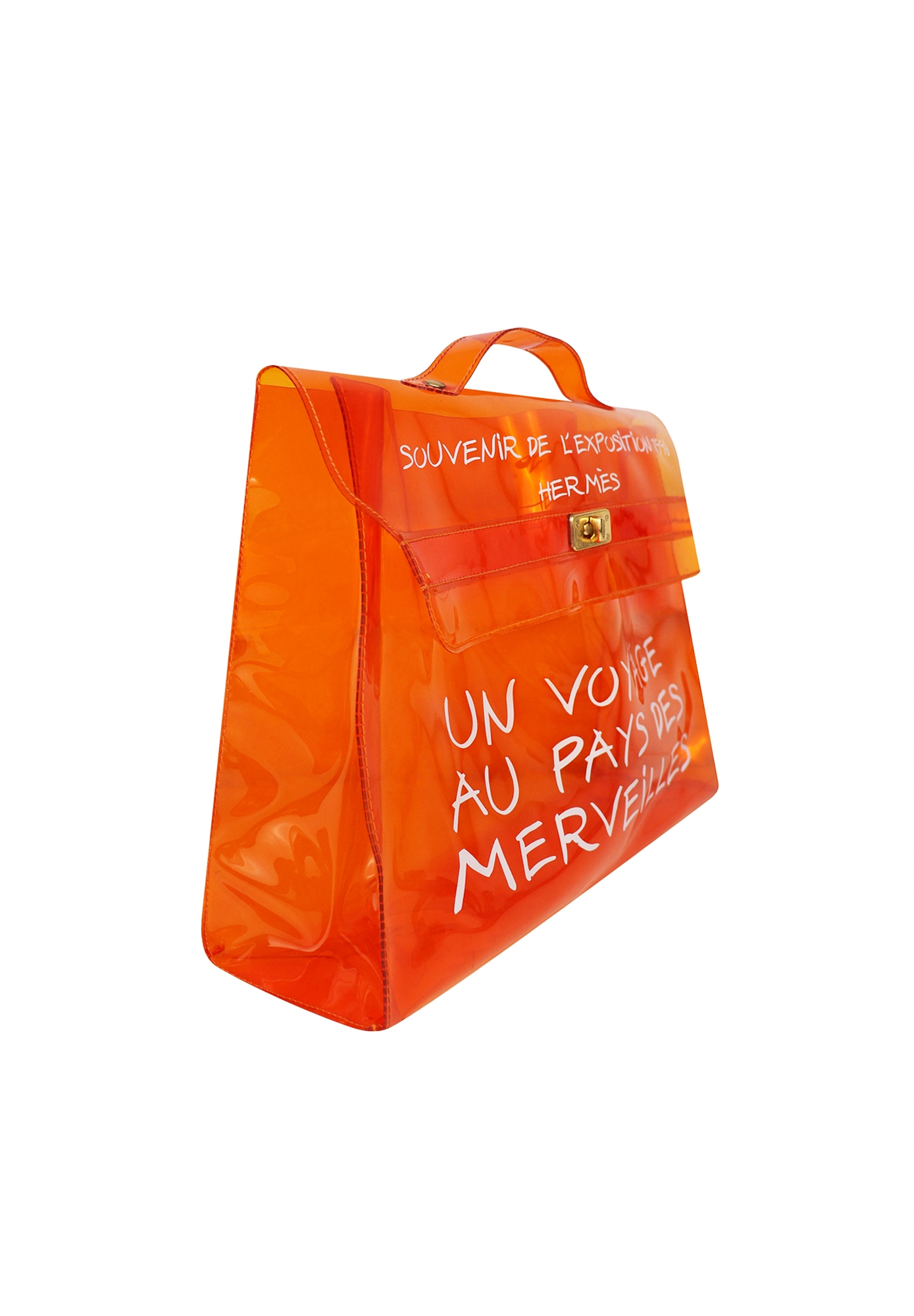 Виниловая сумка Hermès Kelly 40