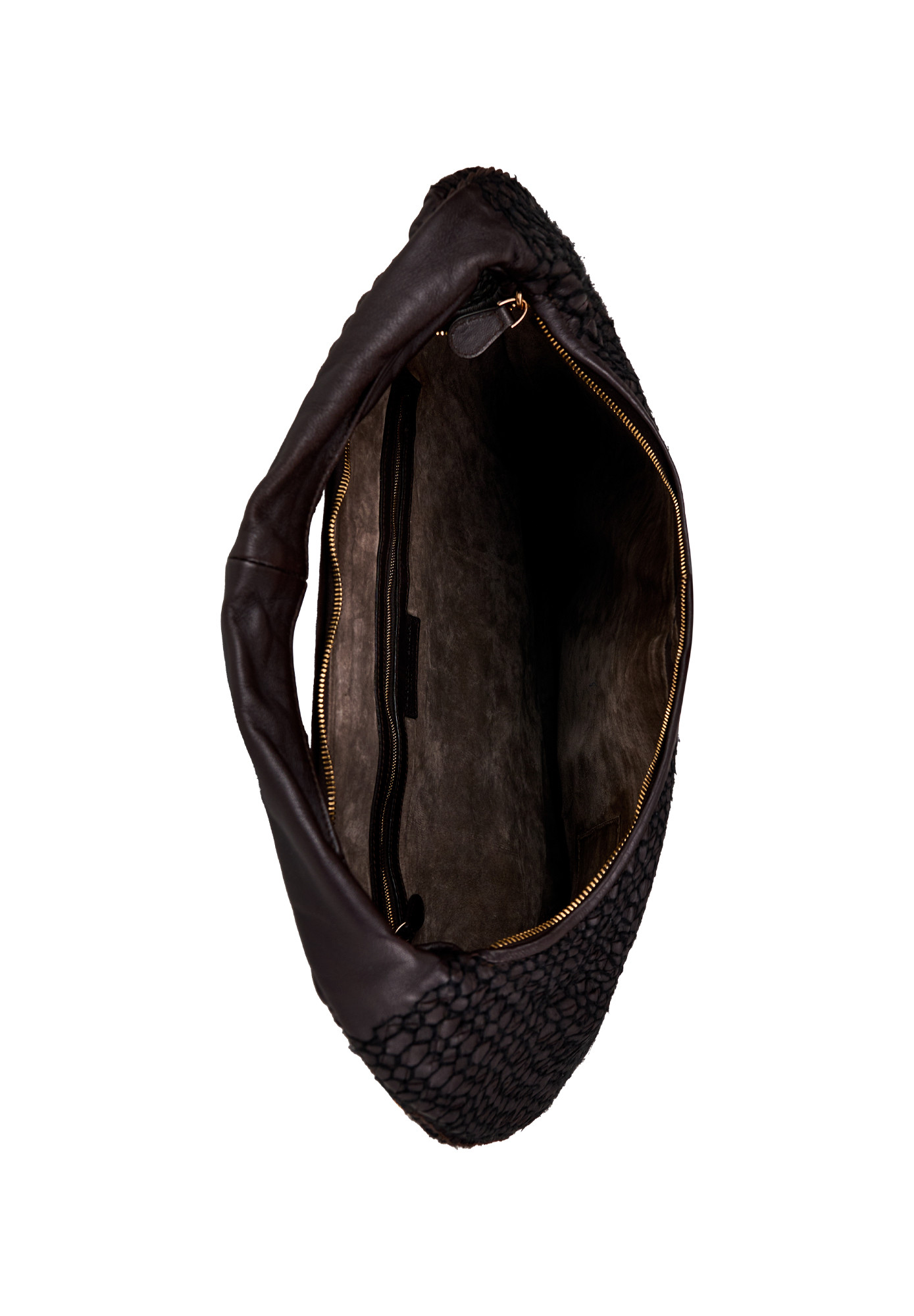 Коричневая сумка Bottega Veneta Hobo