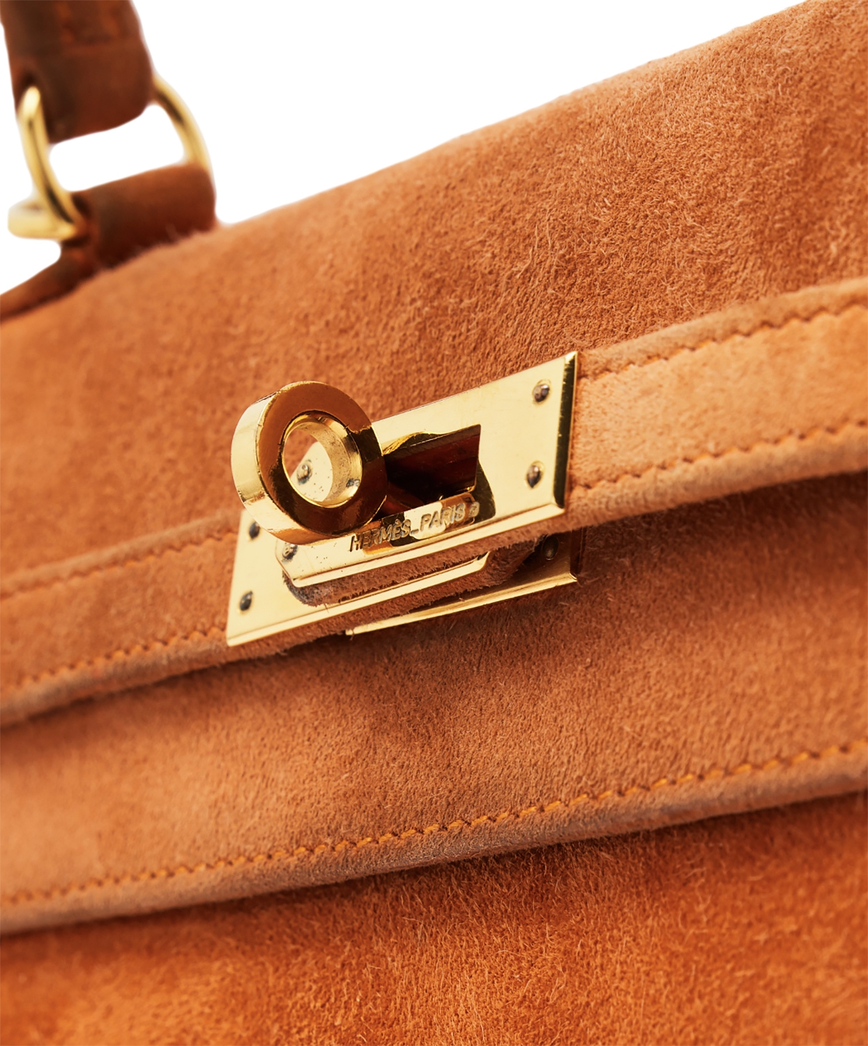 Замшевая сумка Hermès Kelly 25