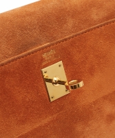 Замшевая сумка Hermès Kelly 25