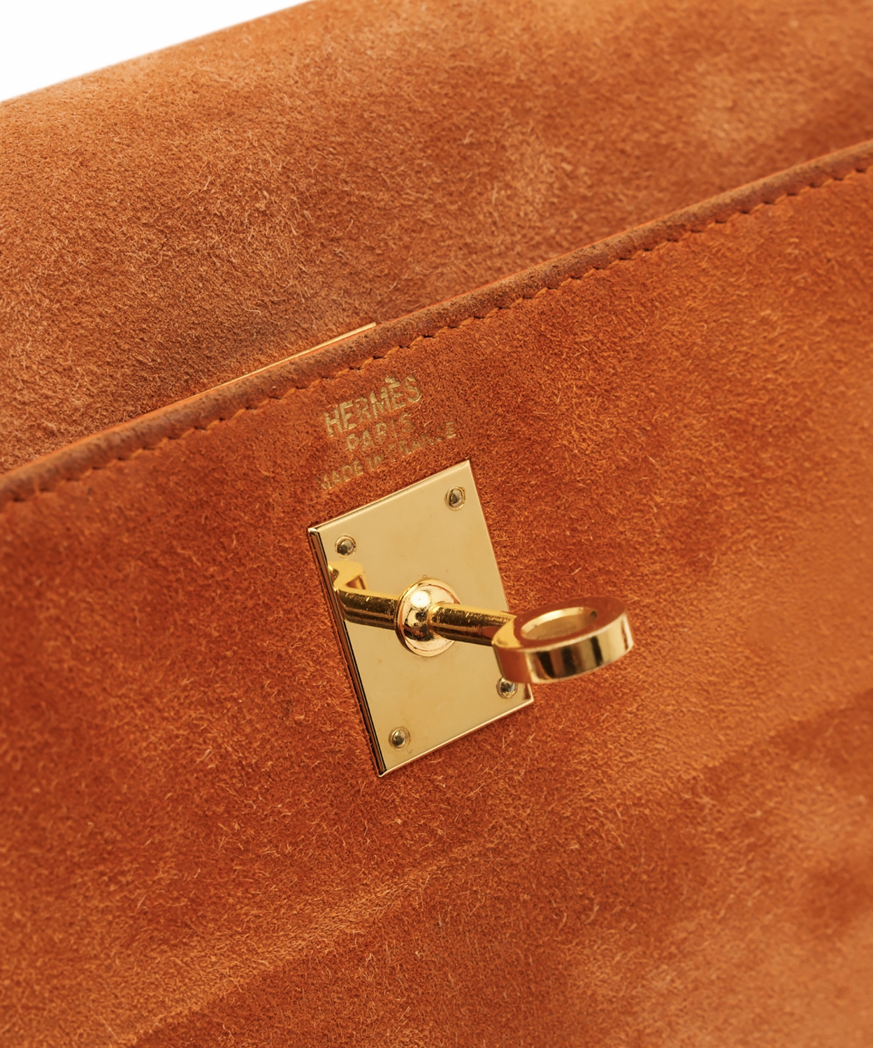 Замшевая сумка Hermès Kelly 25