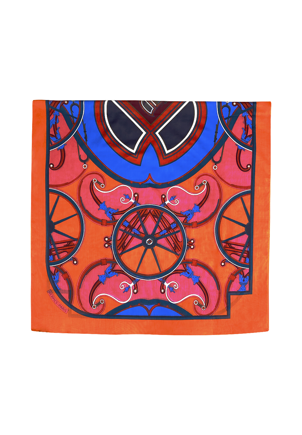 Разноцветное парео Hermès