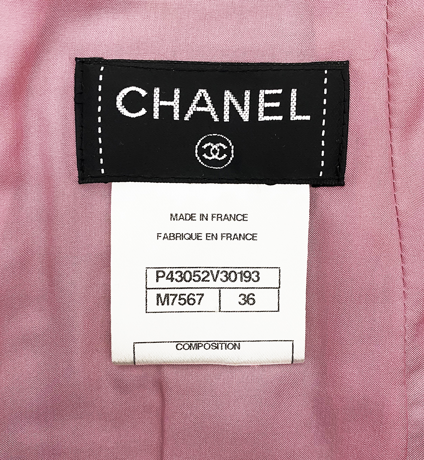 Черная твидовая юбка Chanel