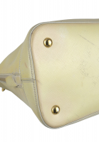 Желтая сумка Prada Saffiano Lux