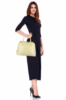 Желтая сумка Prada Saffiano Lux