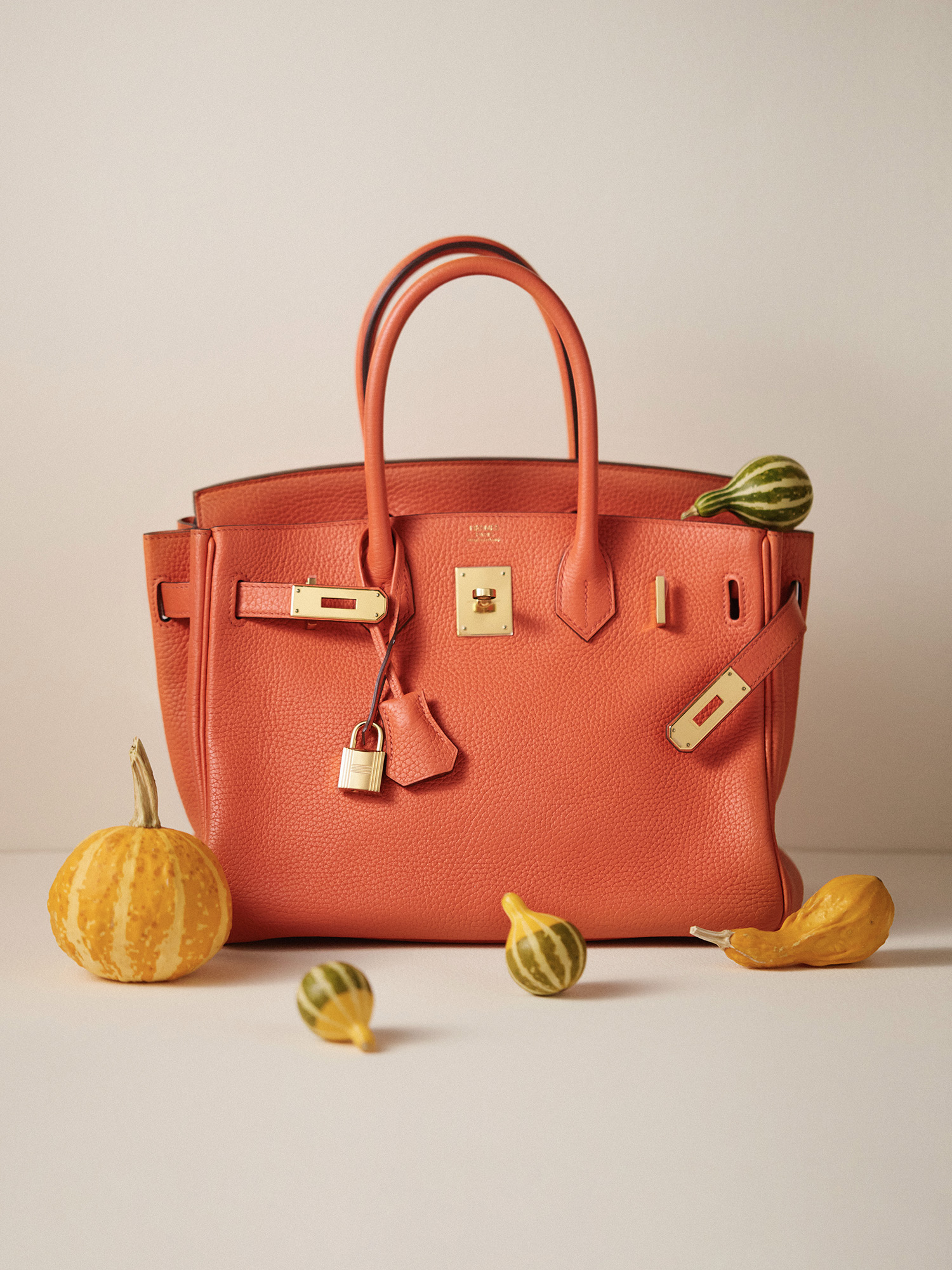 Сумка Hermès Birkin 30 Orange Togo