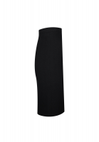 Черная юбка Chanel с пуговицами-логотипами