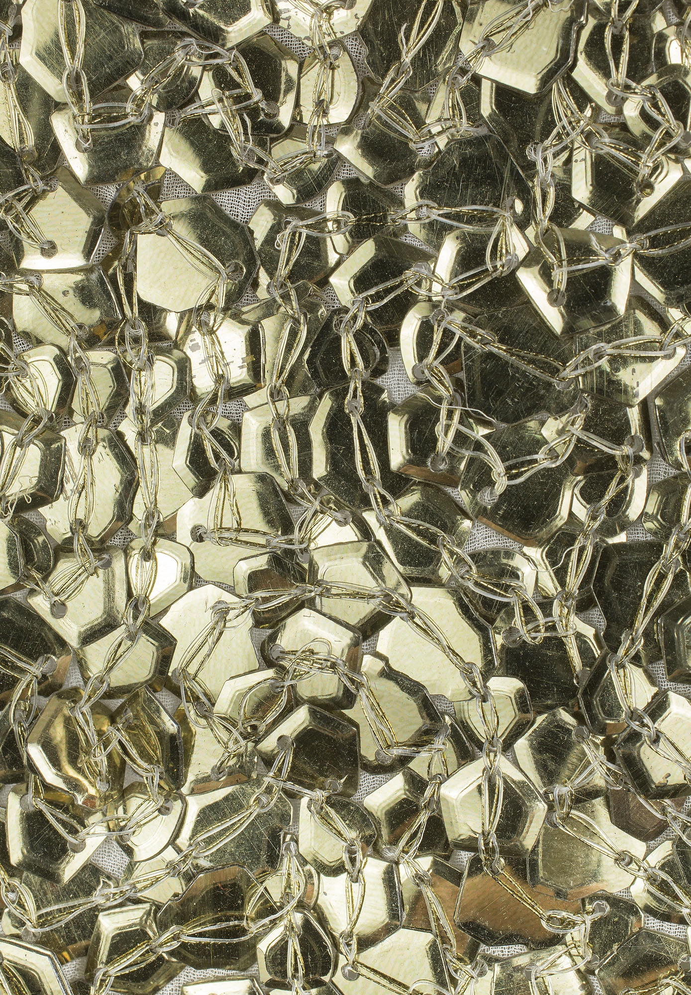 Золотистая туника Balmain с пайетками