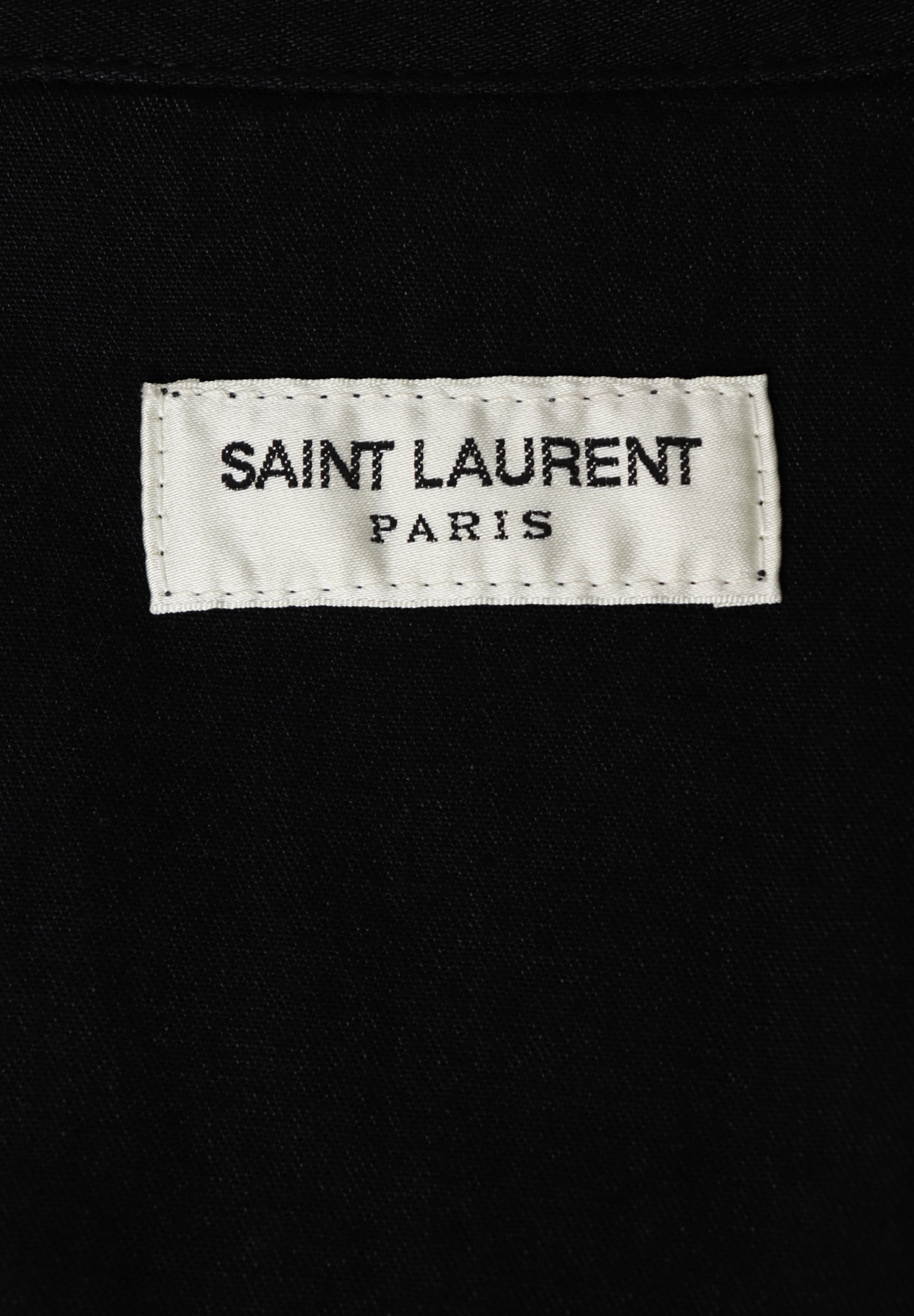 Черная джинсовая рубашка Saint Laurent