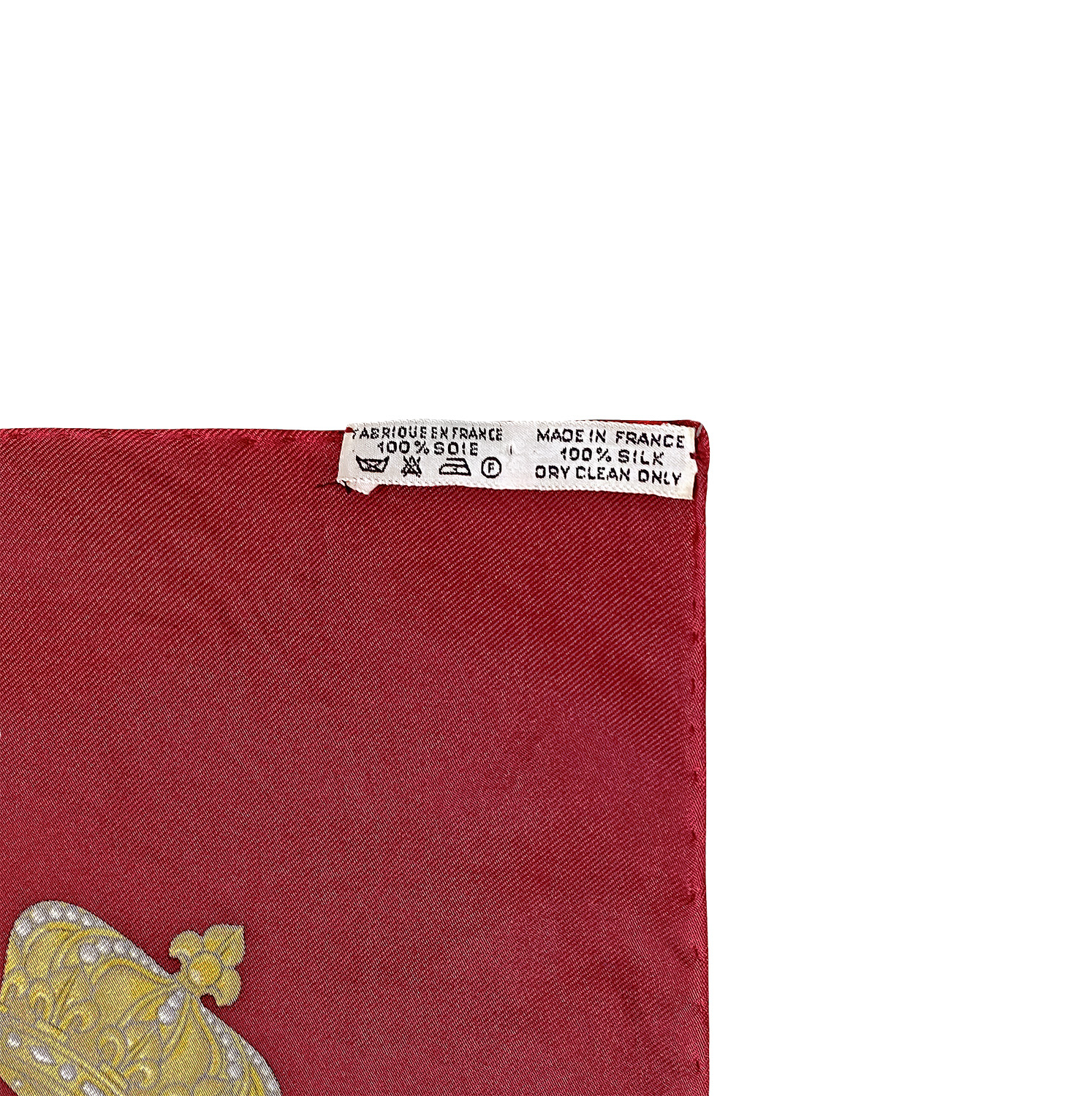 Шелковый платок Hermès Les Tambours