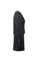 Серый шерстяной костюм Chanel