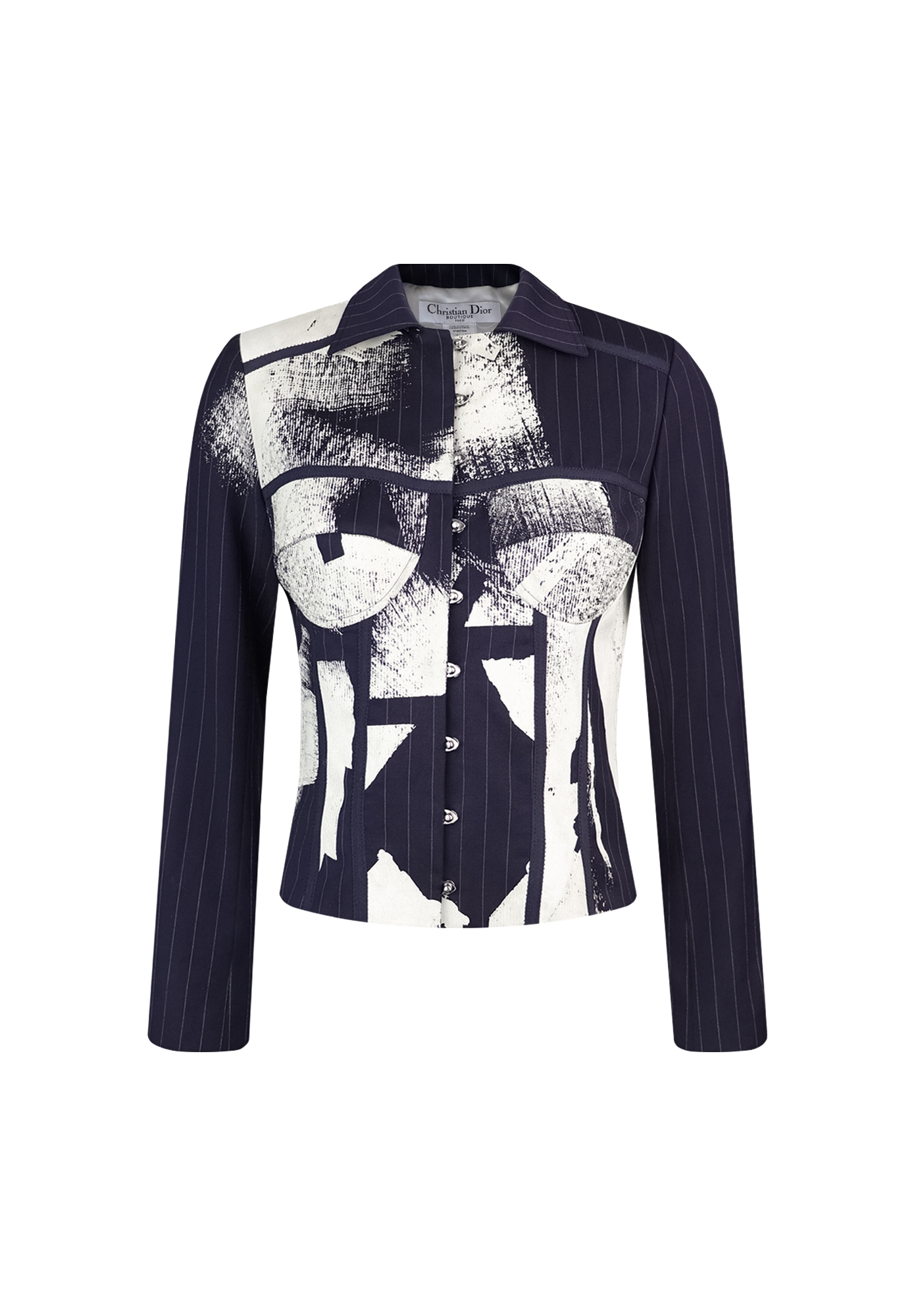 Жакет Christian Dior с геометричным принтом