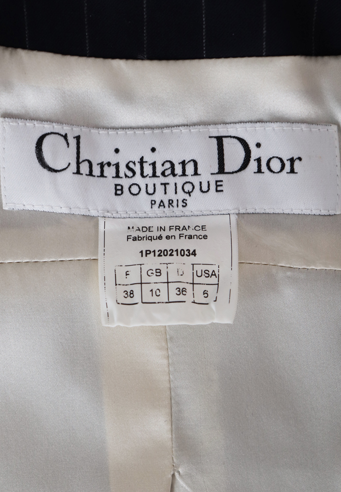 Жакет Christian Dior с геометричным принтом