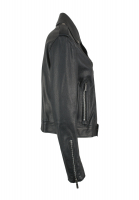 Чёрная кожаная куртка Christian Dior