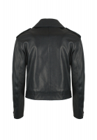 Чёрная кожаная куртка Christian Dior