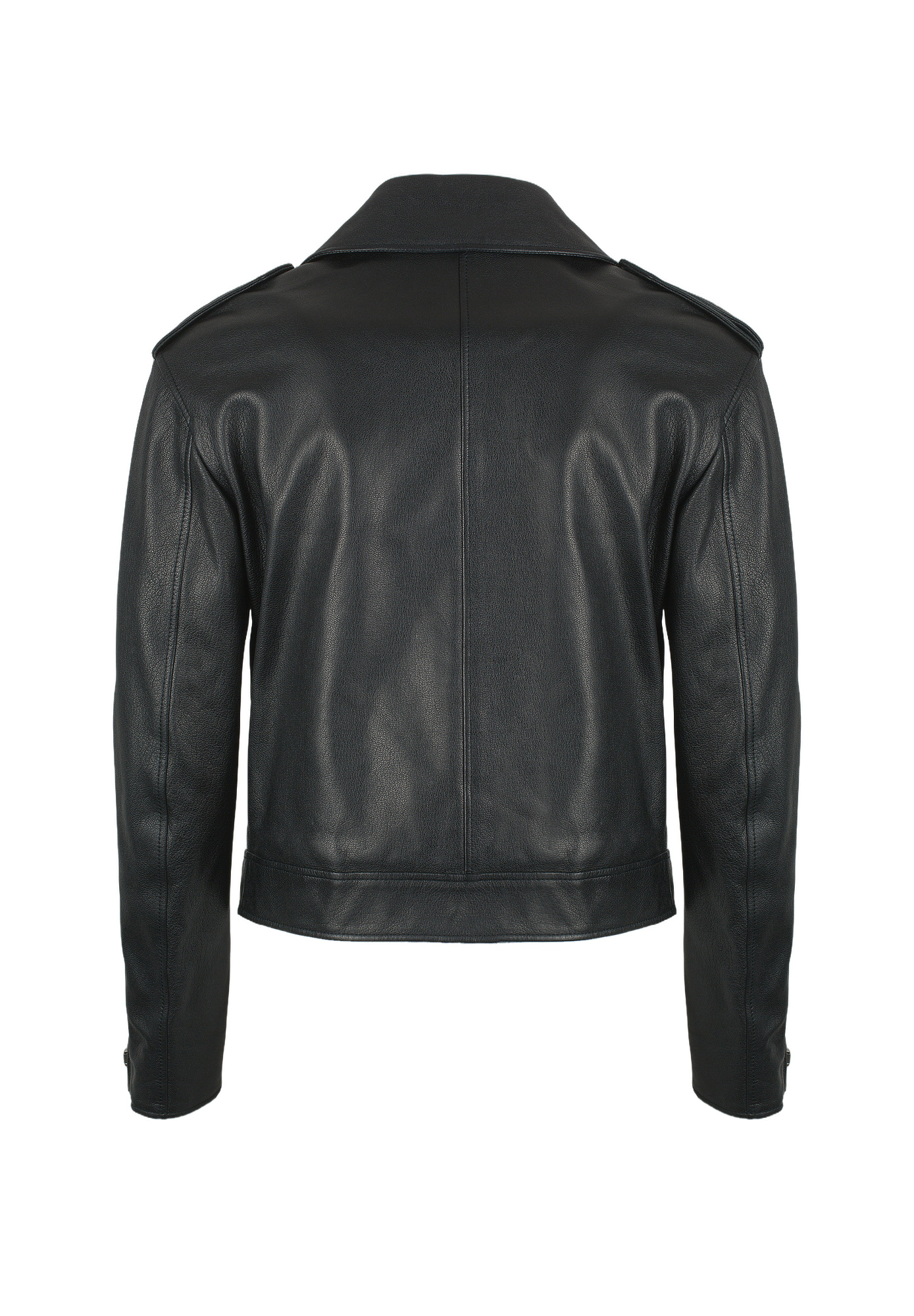 Чёрная кожаная куртка Christian Dior