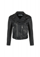 Чёрная кожаная куртка Christian Dior