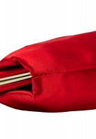 Алая сумка Valentino с кристаллами