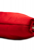 Алая сумка Valentino с кристаллами