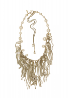 Колье Chanel со множеством цепочек