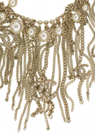 Колье Chanel со множеством цепочек