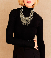 Колье Chanel со множеством цепочек