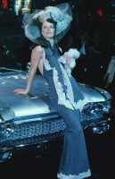 Серая юбка Christian Dior