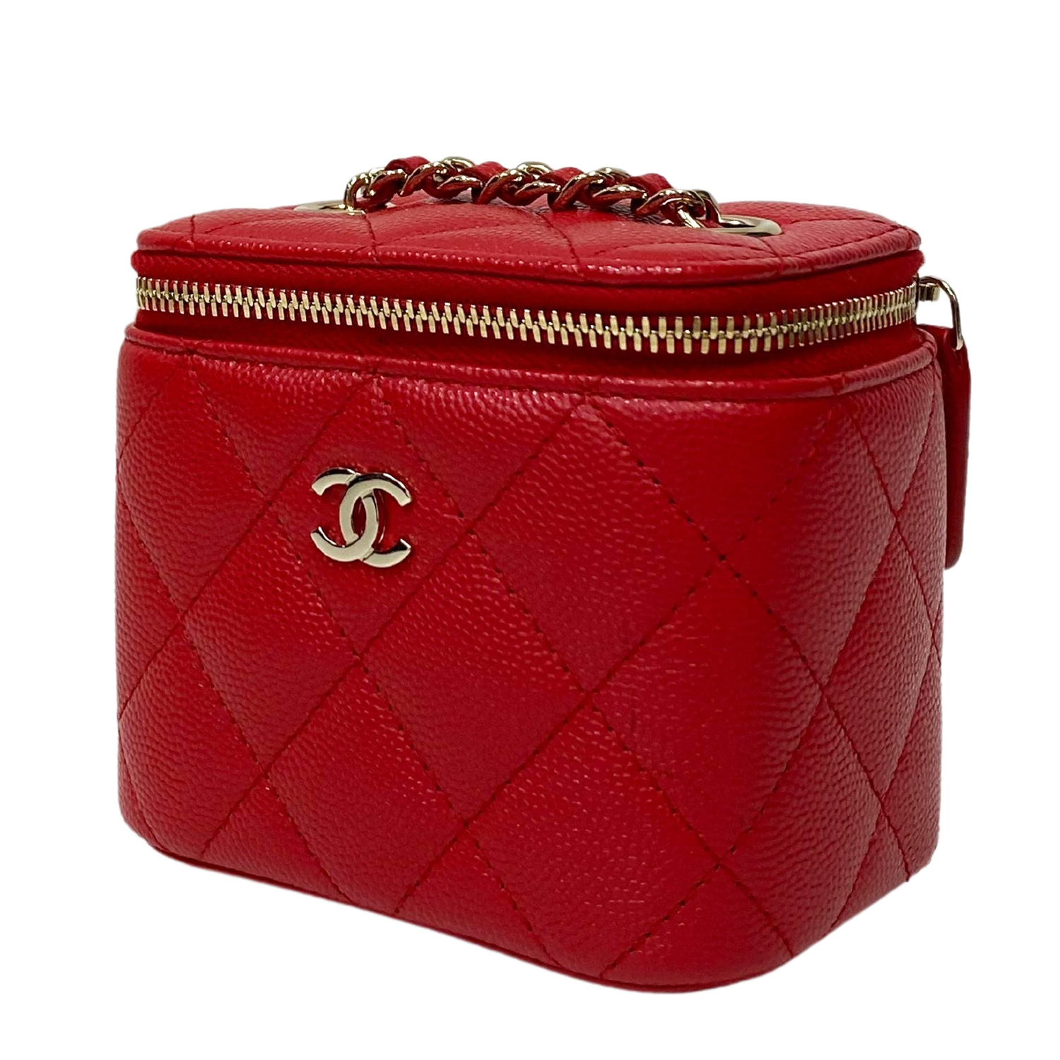 Красная сумка Chanel Vanity Case