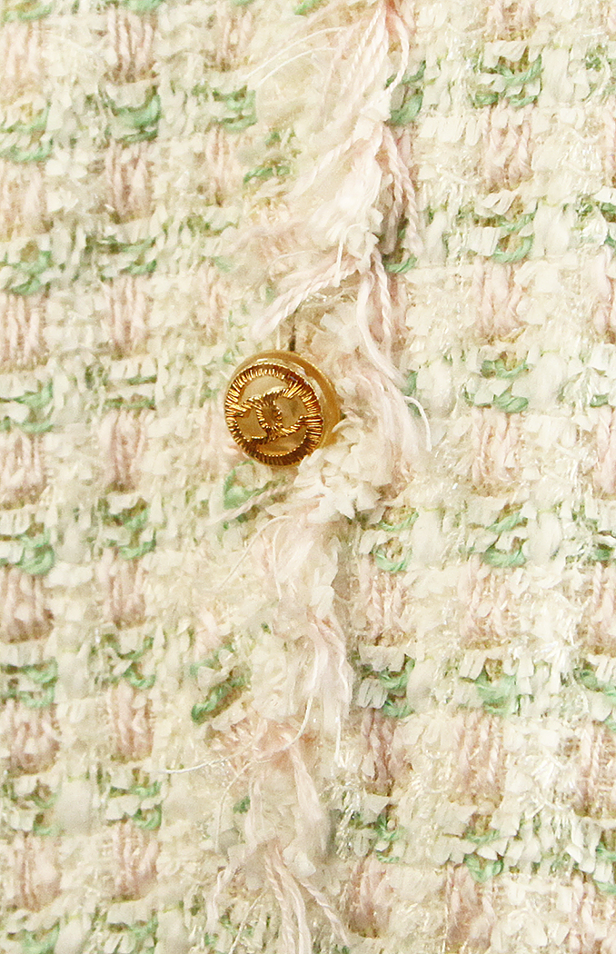 Твидовый жакет Chanel с бахромой