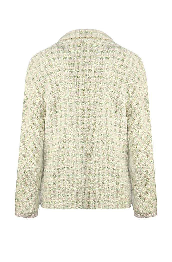 Твидовый жакет Chanel с бахромой