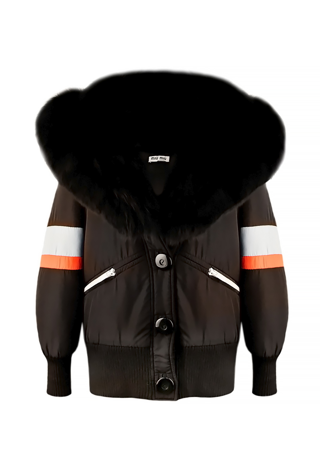Черный бомбер Miu Miu