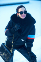 Черный бомбер Miu Miu