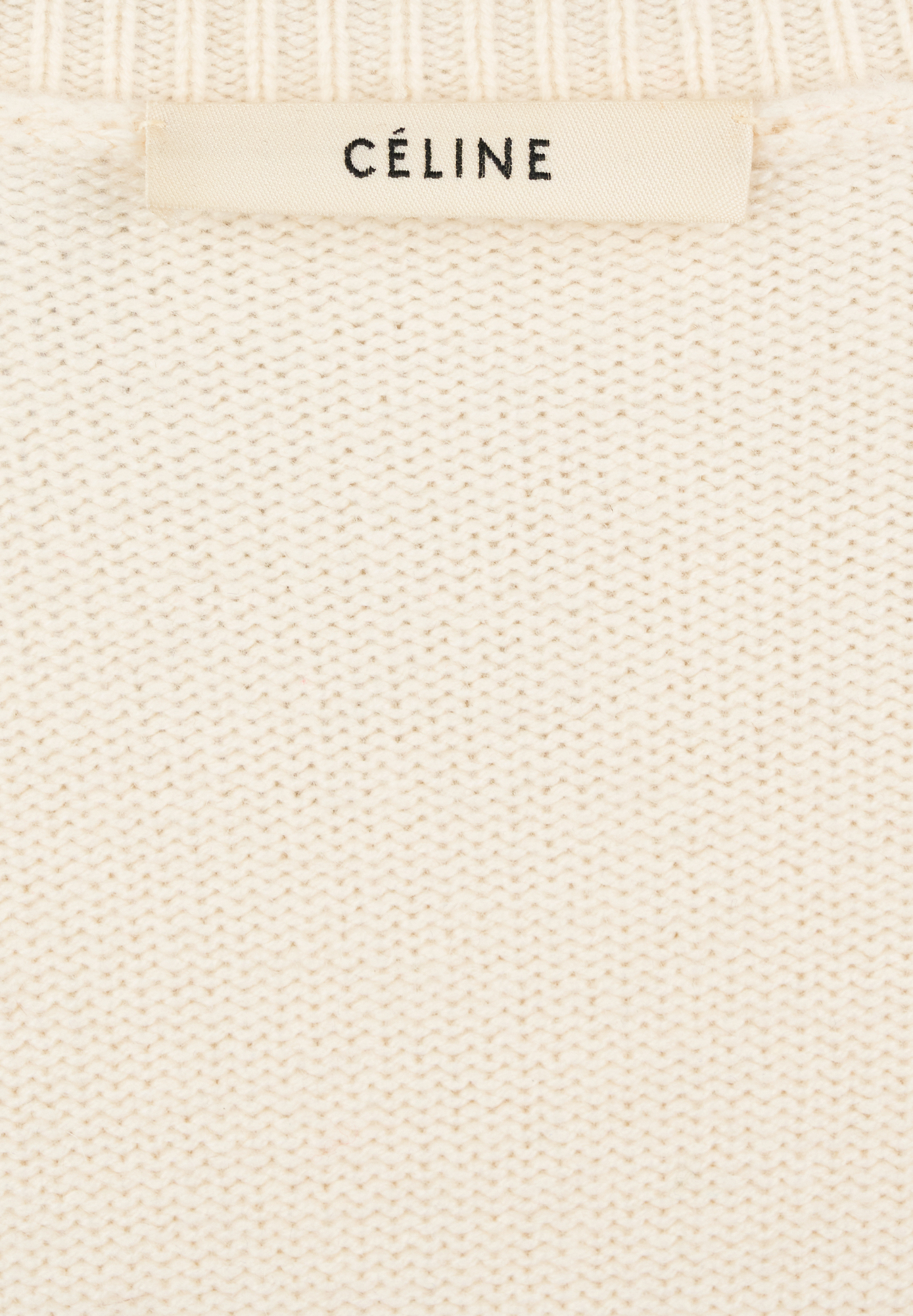 Светло-бежевый кашемировый свитер Céline