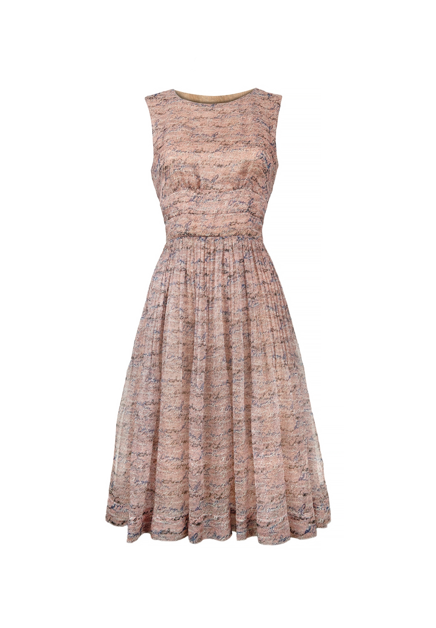 Шелковое шифоновое платье Chanel 