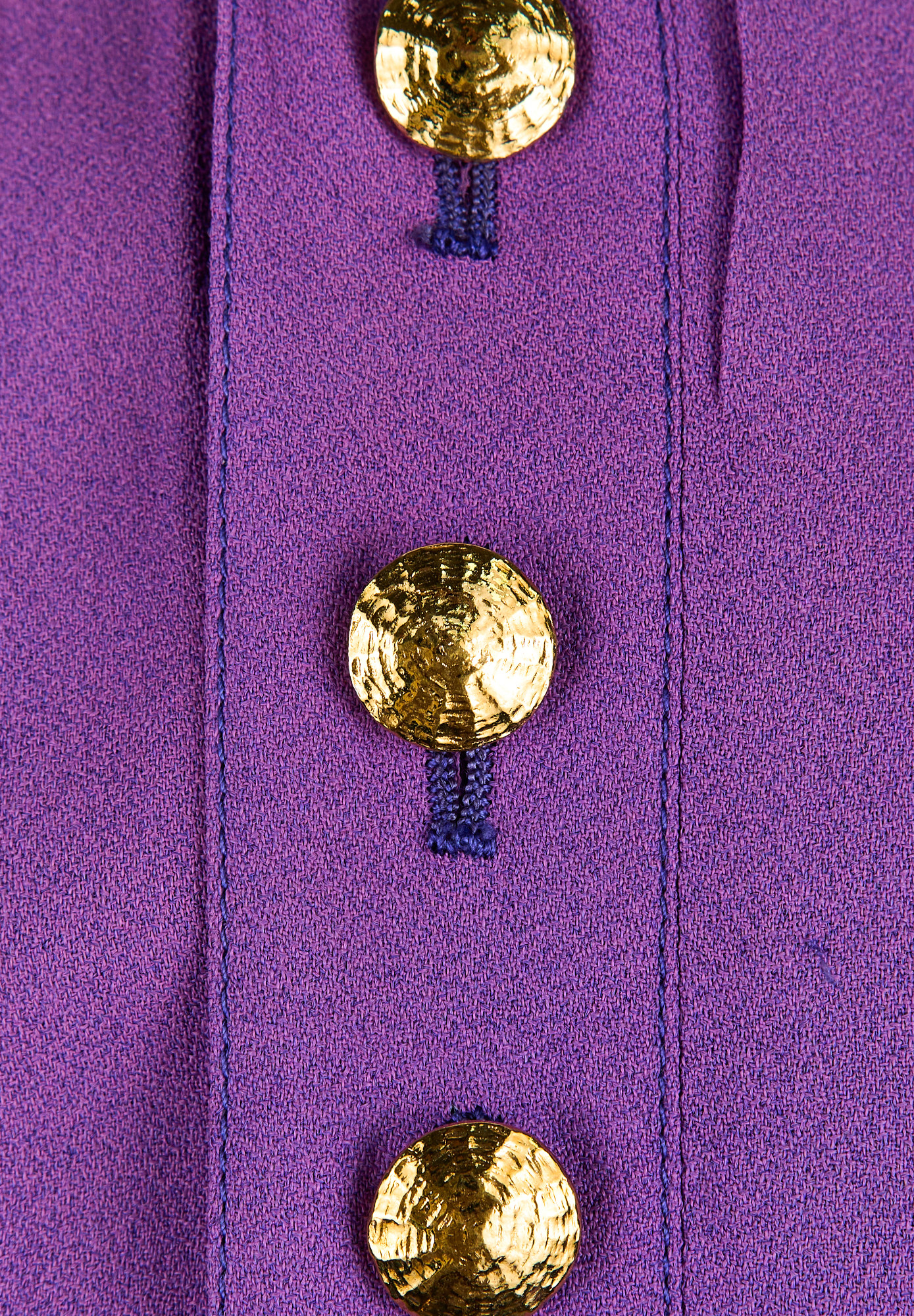 Фиолетовые брюки Yves Saint Laurent 
