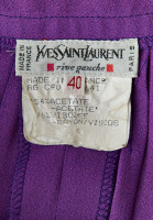 Фиолетовые брюки Yves Saint Laurent 