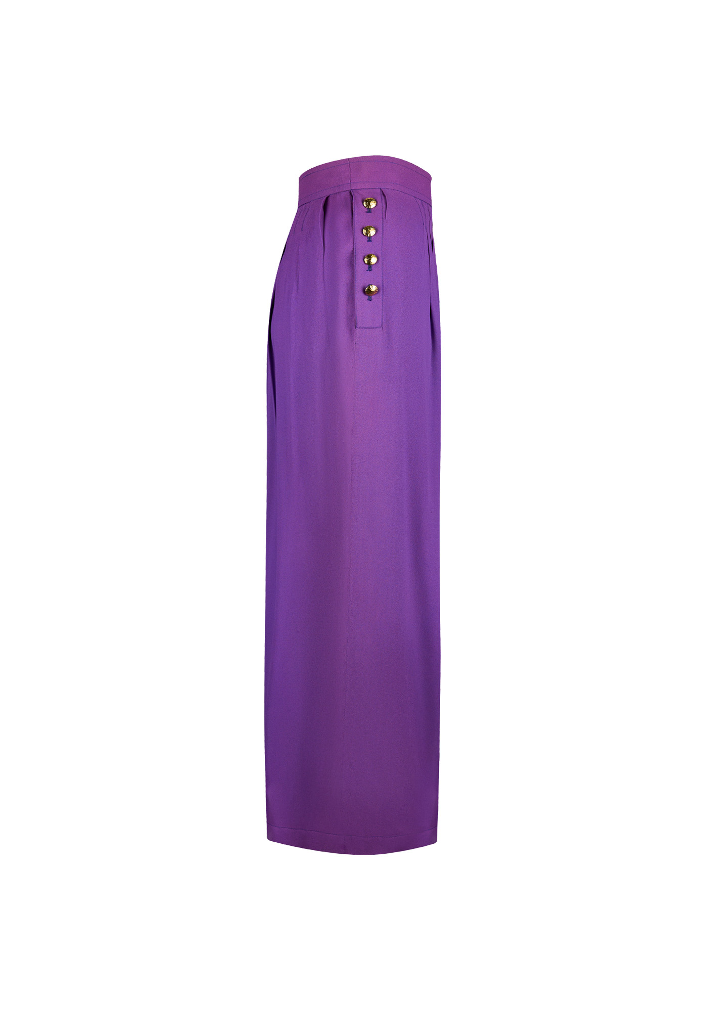 Фиолетовые брюки Yves Saint Laurent 