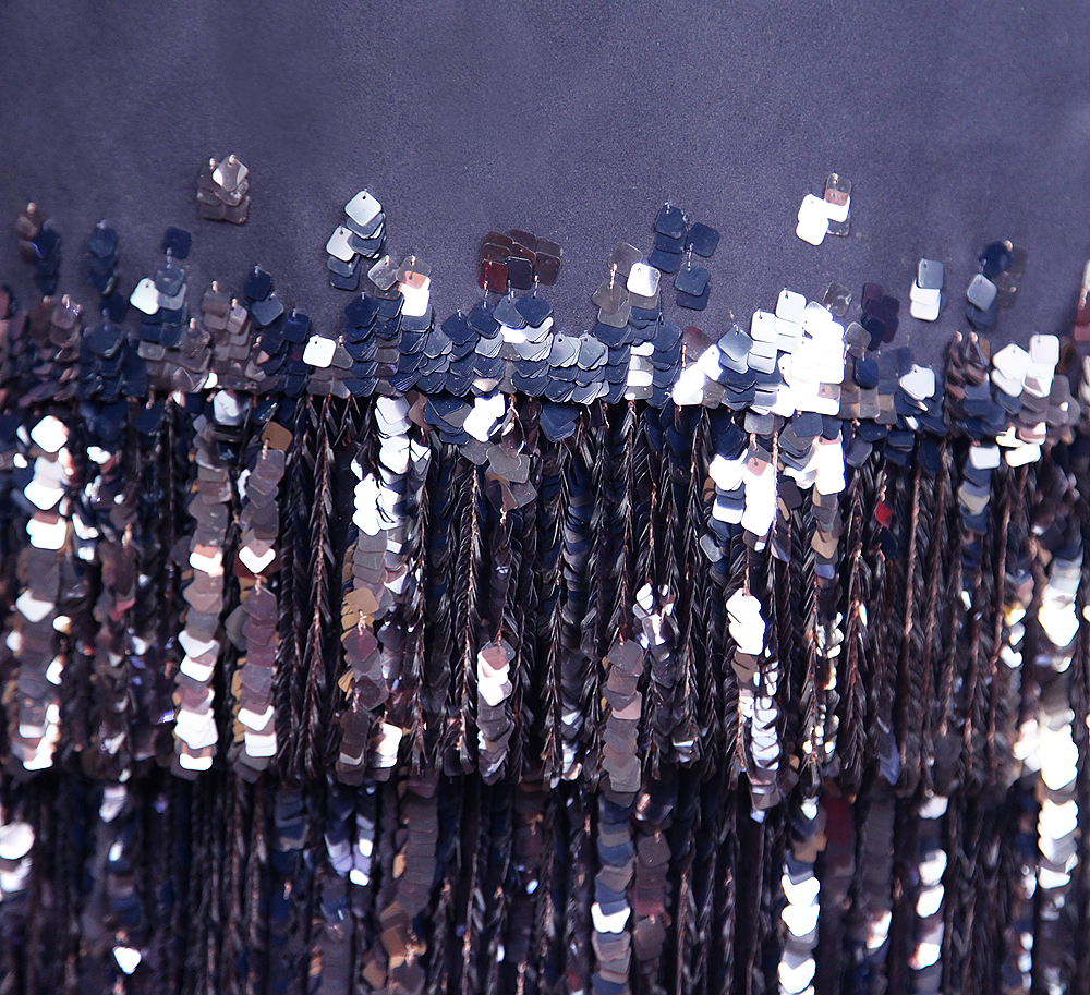 Кутюрное платье Chanel с пайетками