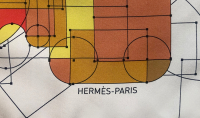 Шелковый платок Hermès Echec au Roi