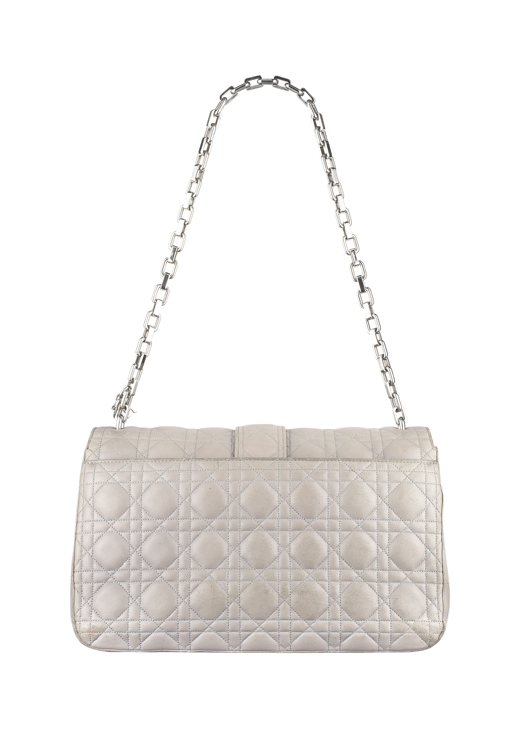 Серая сумка Christian Dior 