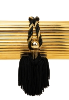 Золотистый мини-клатч Lancôme на цепочке