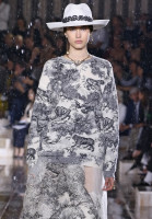 Кашемировый палантин Christian Dior Toile de Jouy