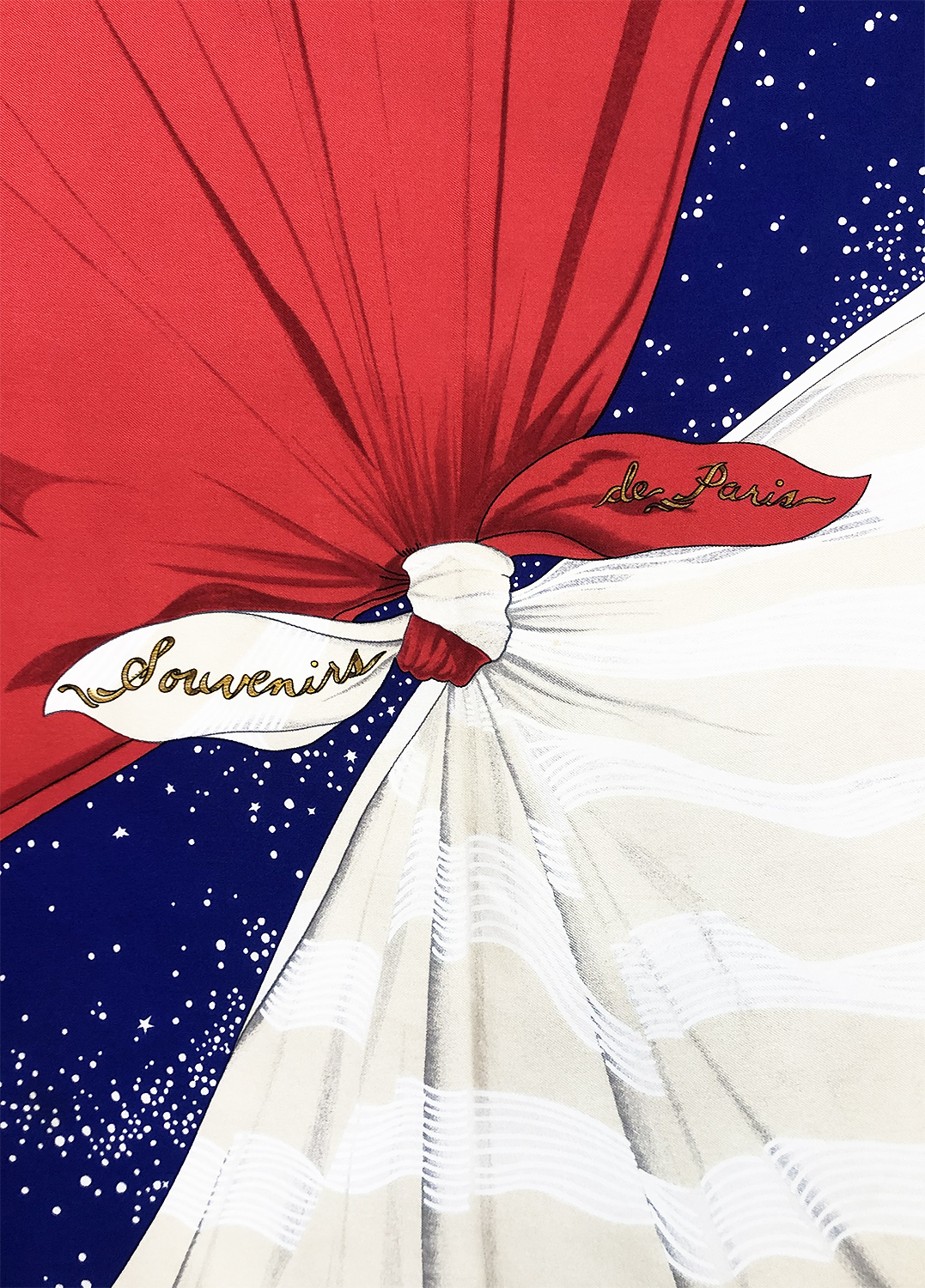 Шелковый платок Hermès Souvenirs de Paris