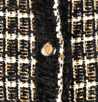 Шерстяной твидовый жакет Chanel с пуговицами-львами