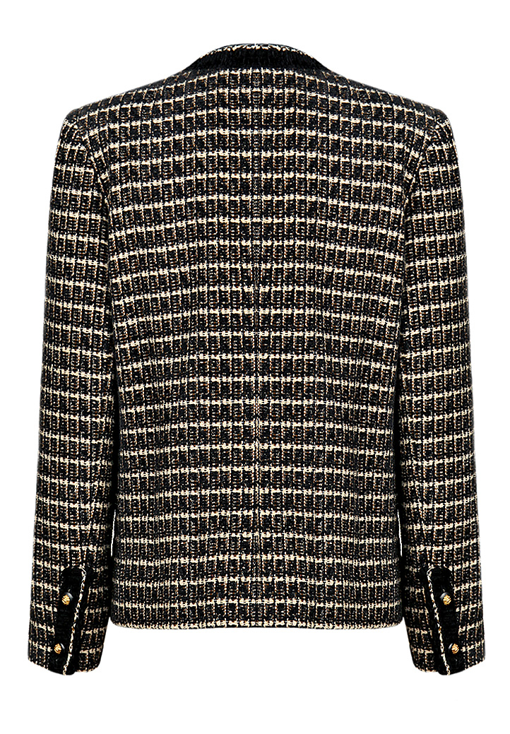 Шерстяной твидовый жакет Chanel с пуговицами-львами