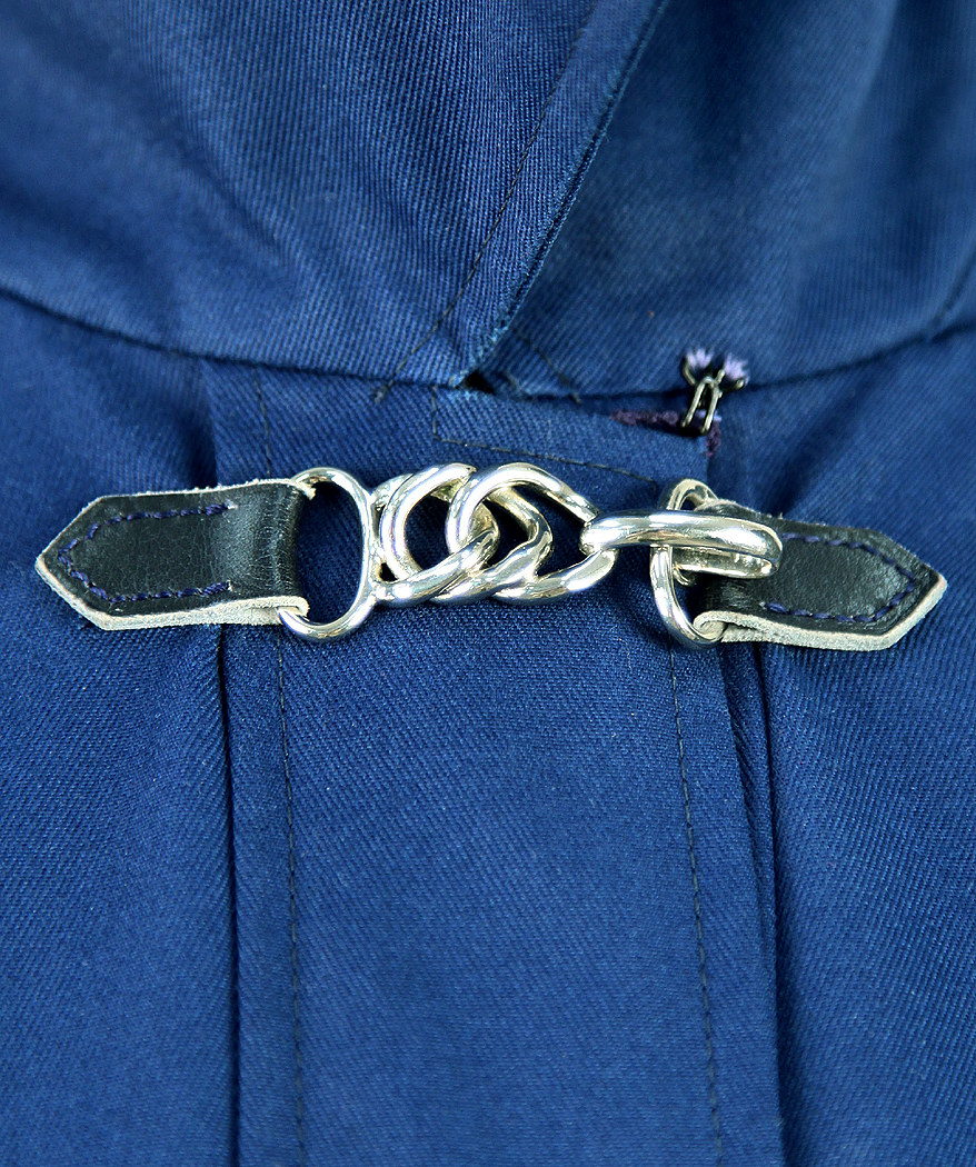 Синий кейп Hermès