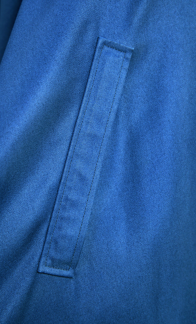 Синий кейп Hermès