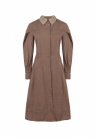 Коричневое платье Louis Vuitton