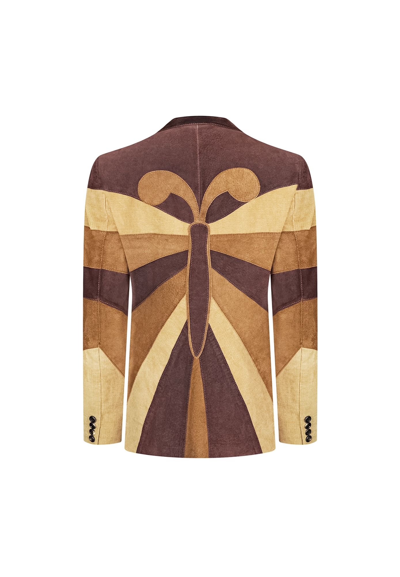 Замшевый жакет Dolce&Gabbana с аппликацией