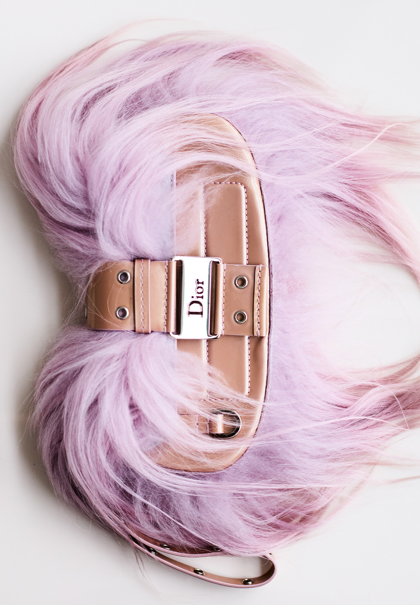 Сумка Christian Dior Columbus Fur Wristlet